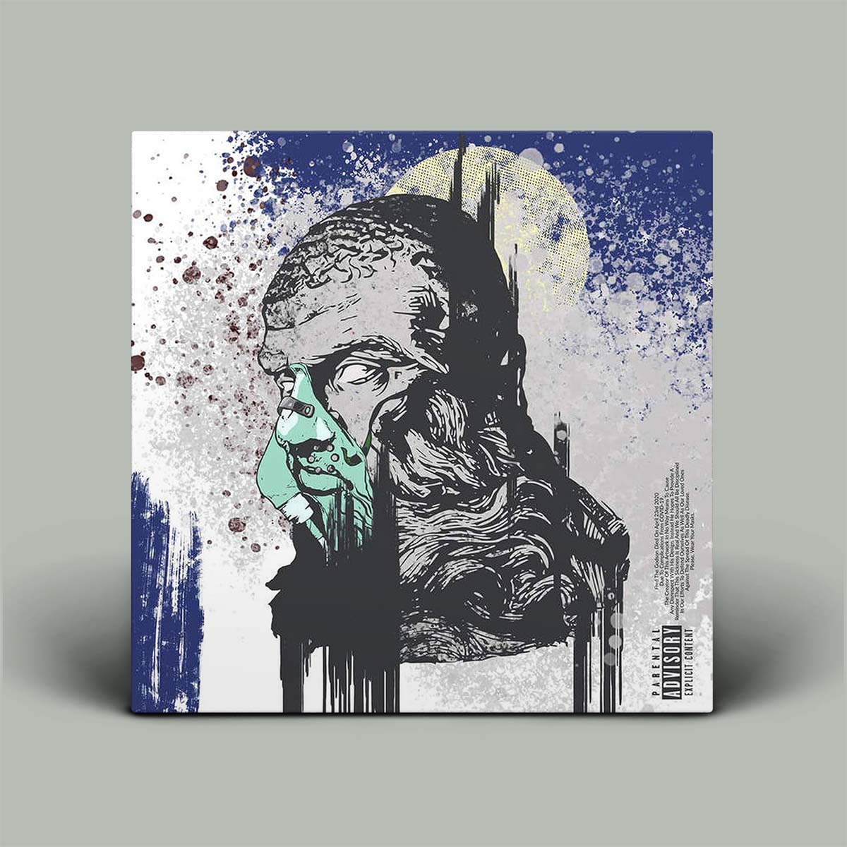 Album cover for 'The Reset' by Apollo Brown featuring a hand pressing a red button.