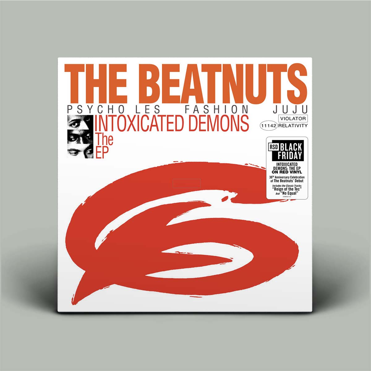 Album cover for 'The Beatnuts' with a red and white design on a gray background