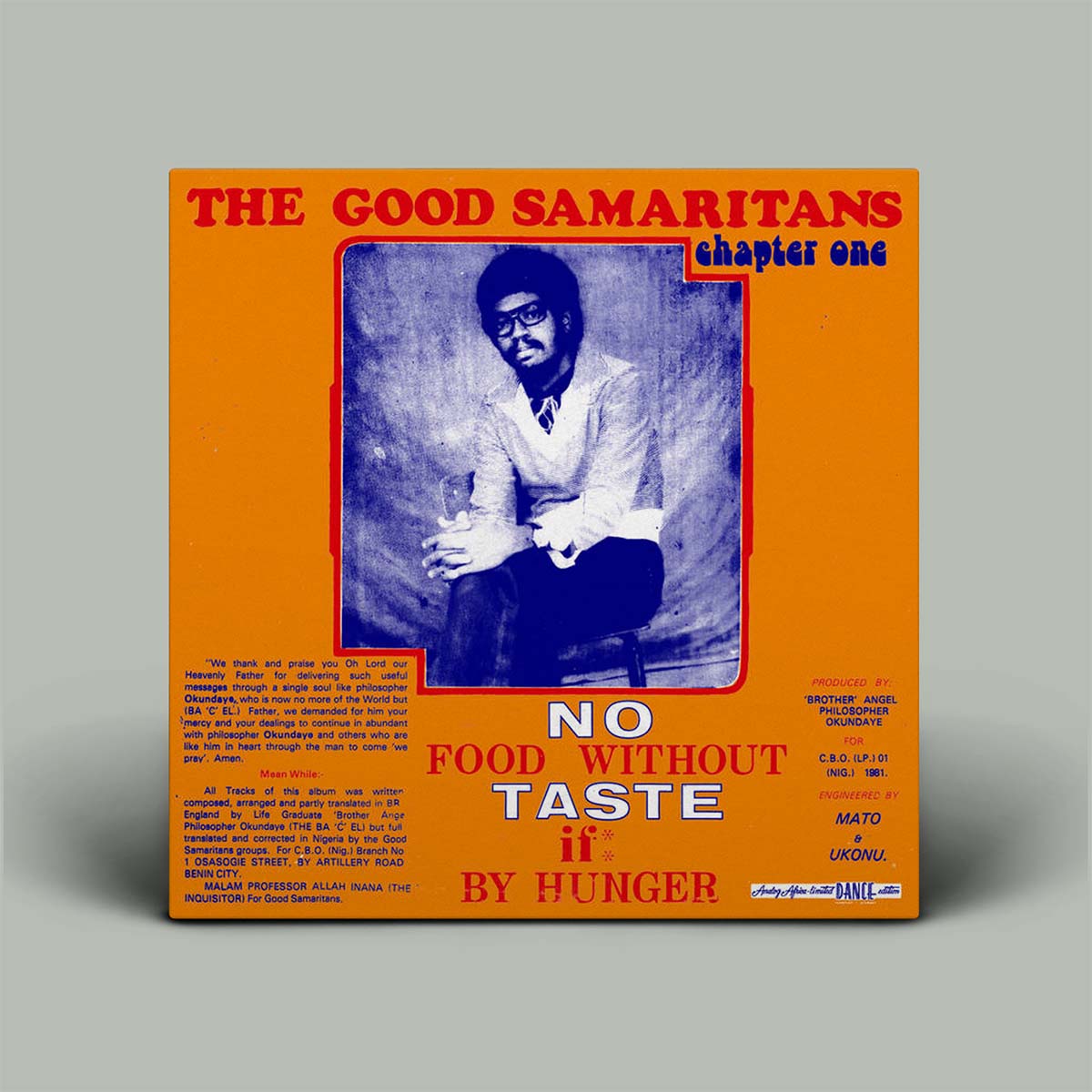 The Good Samaritans – No Food Without Taste If By Hunger | Vinyl LP