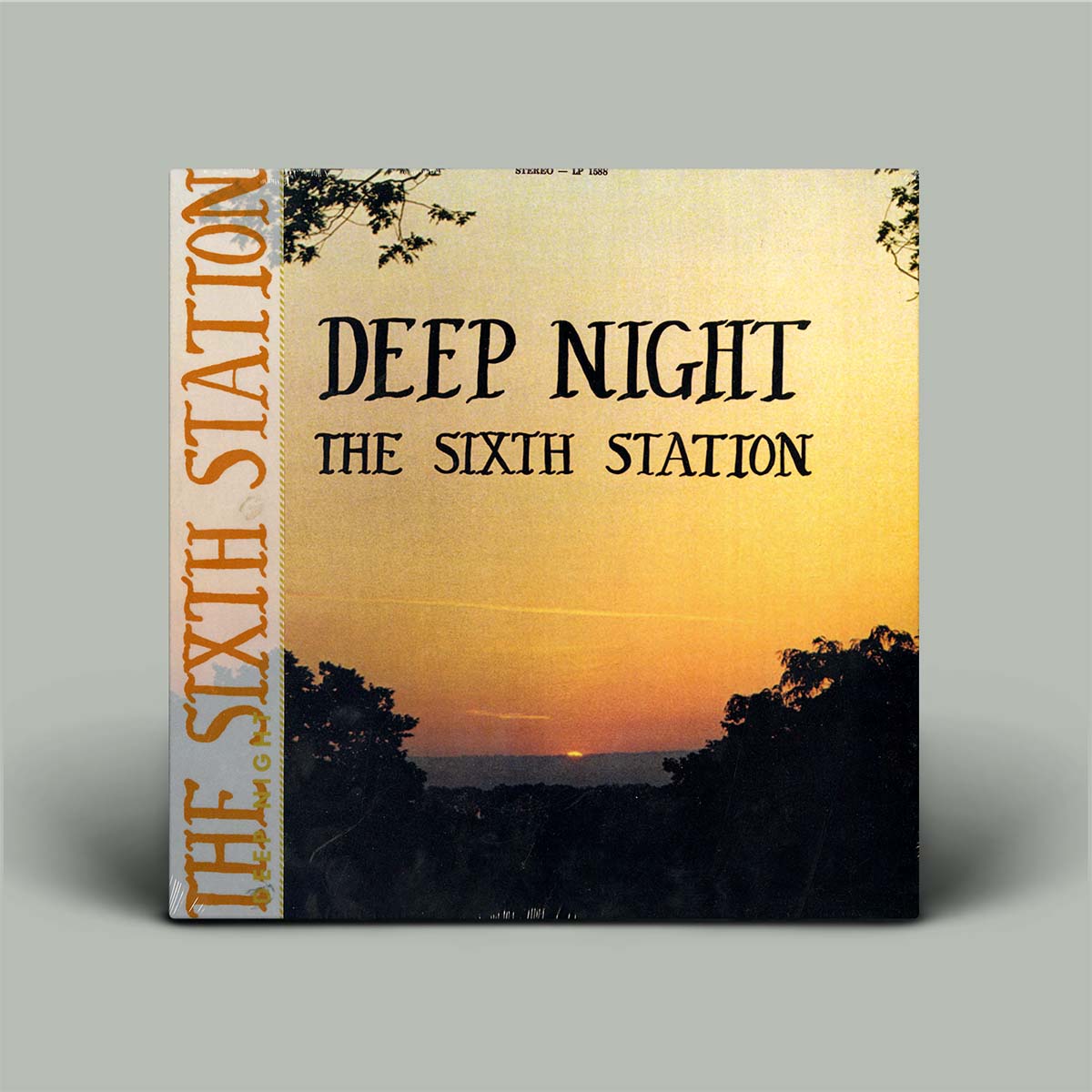 Album cover for 'Deep Night' by 'The Sixth Station' with a sunset design.
