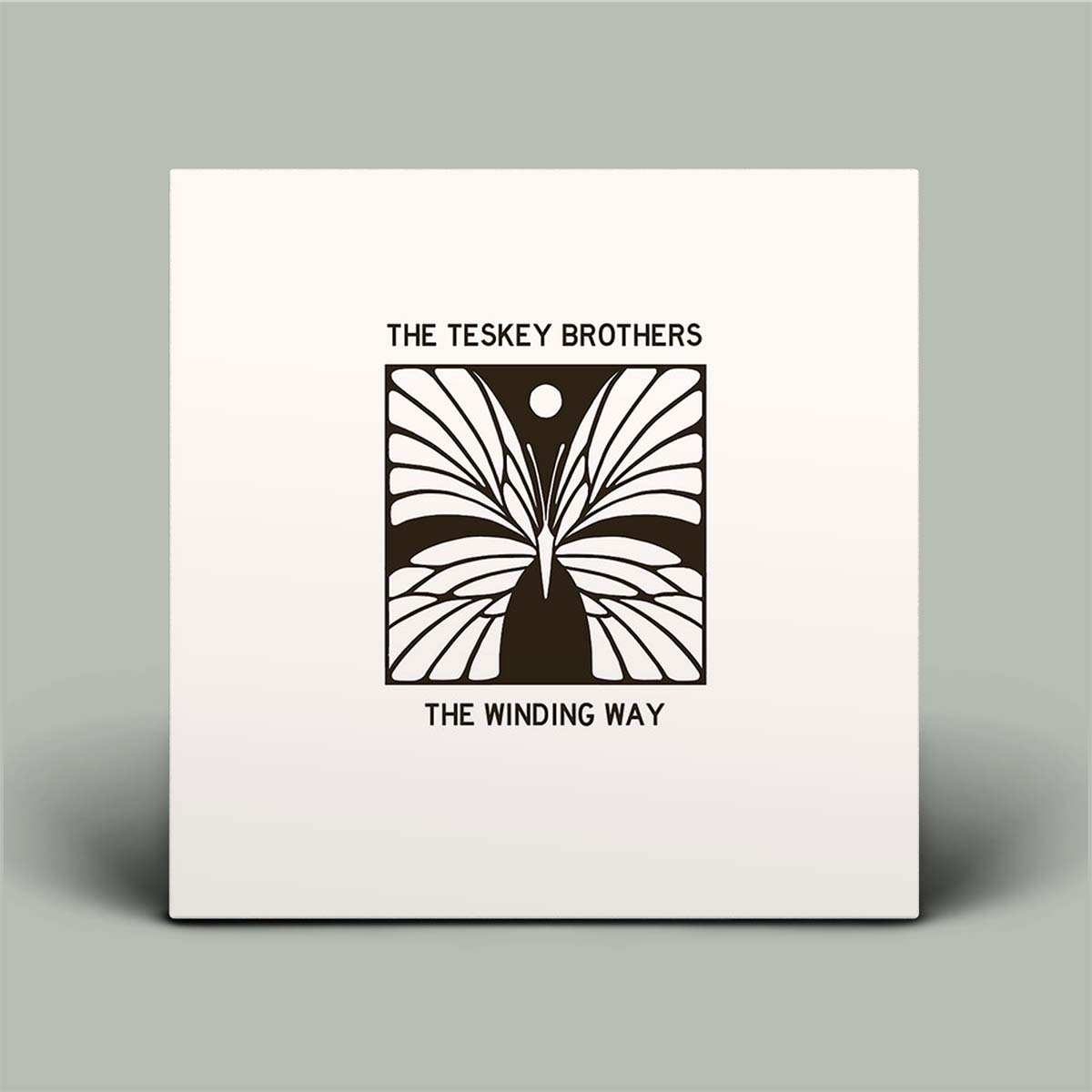 Album cover for 'The Winding Way' by The Teskey Brothers on a gray background