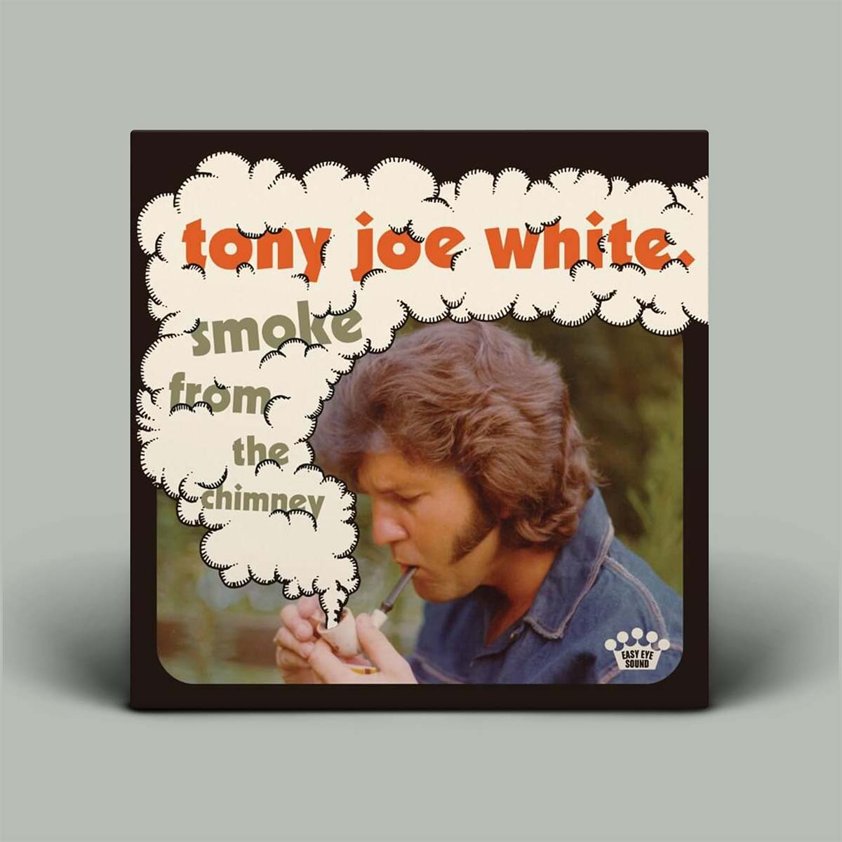 Album cover of 'Smoke from the Chimney' by Tony Joe White with a person smoking a cigarette.