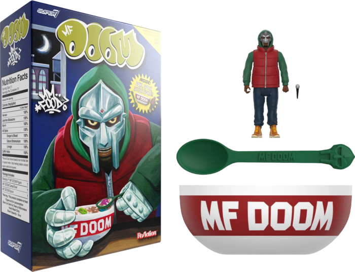 MF Doom (Mm..Food) ReAction Figure & Cereal Bowl Box Set