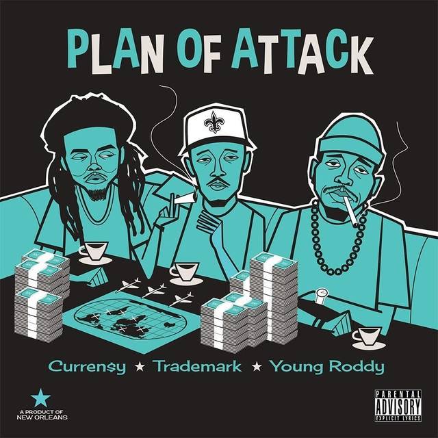 Curren$y, Trademark Da Skydiver, Young Roddy - Plan Of Attack