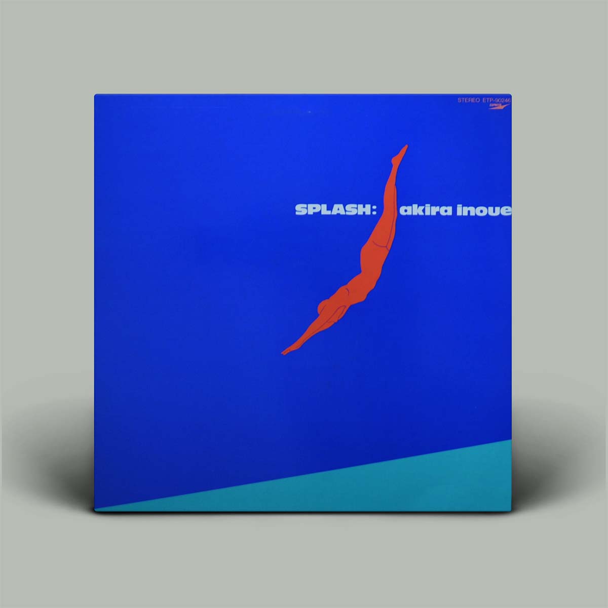 A blue album cover featuring a red splash, with the text 'SPLASH: Akira Inoue' on it.