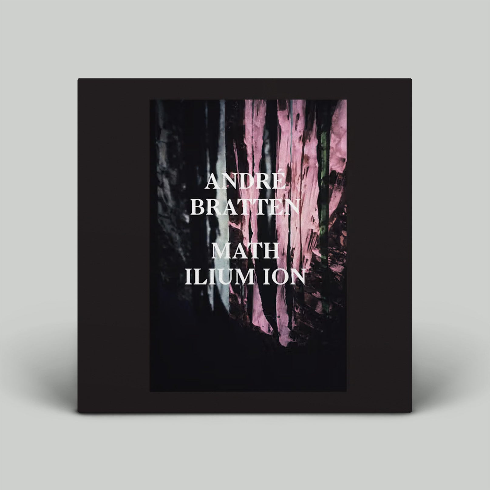 Album cover with text 'André Bratten Math Ilium Ion' on a dark background