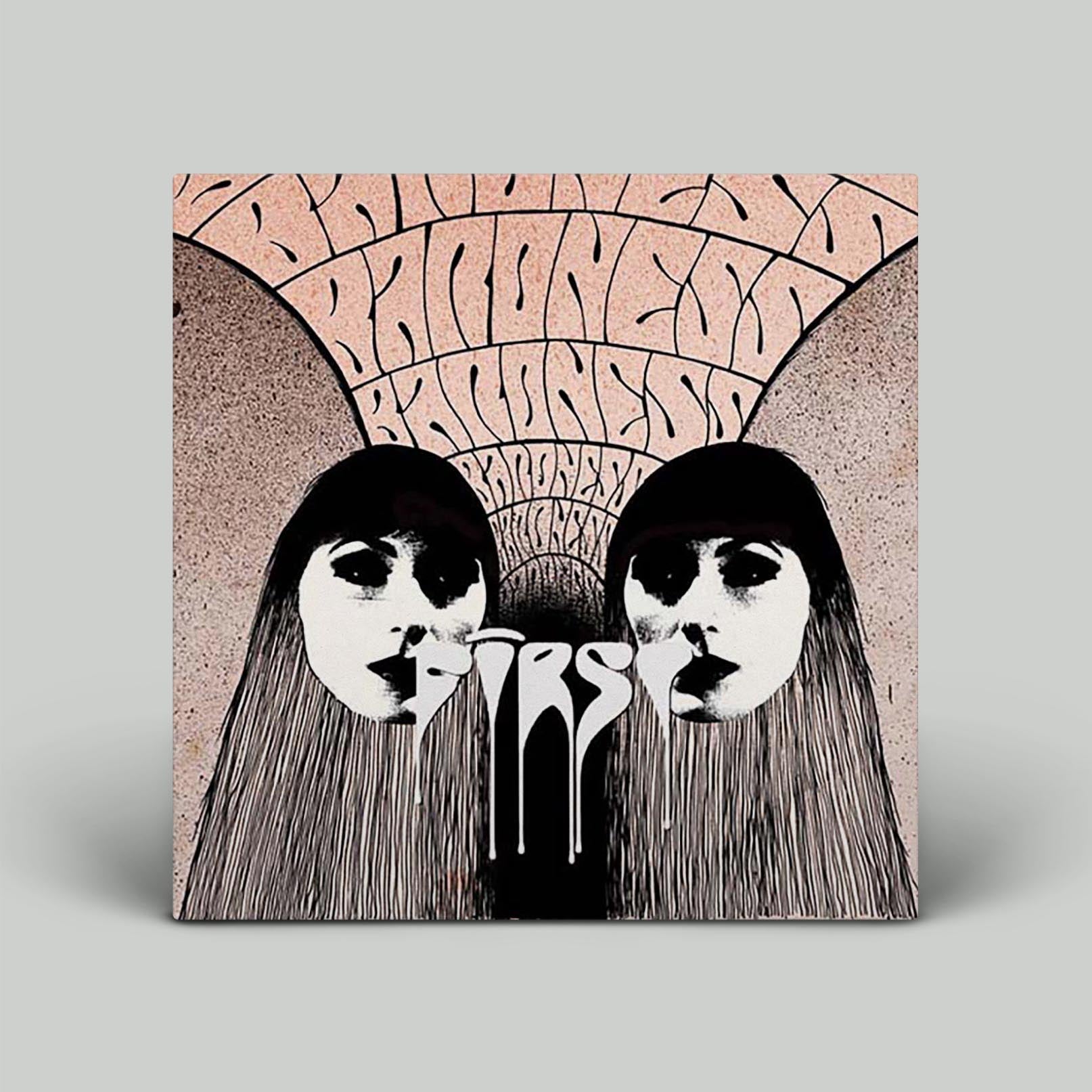 Album cover art featuring a graphic design with abstract figures and text in a vibrant, multicolored style.