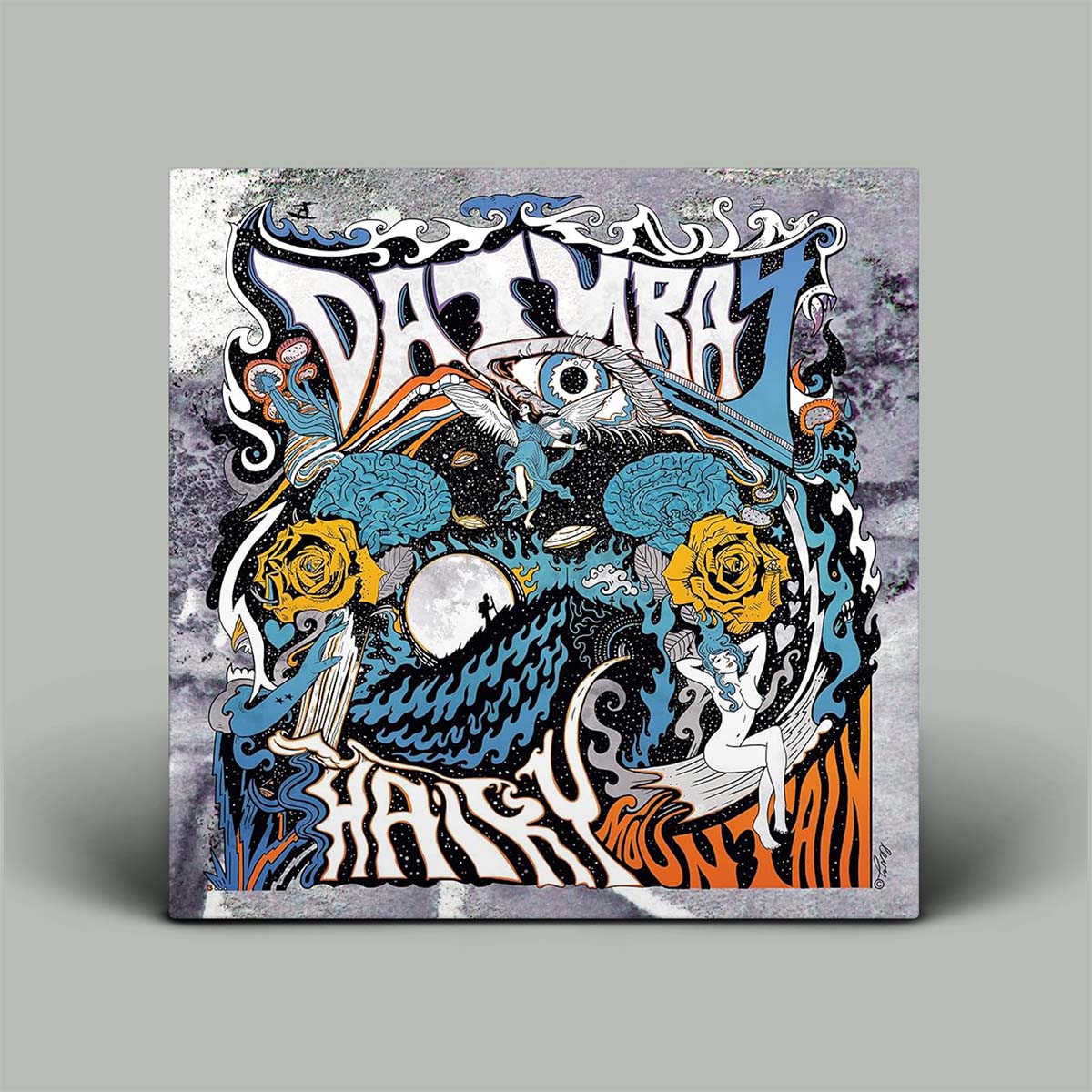Album cover with intricate design and 'Dataray' text on a gray background