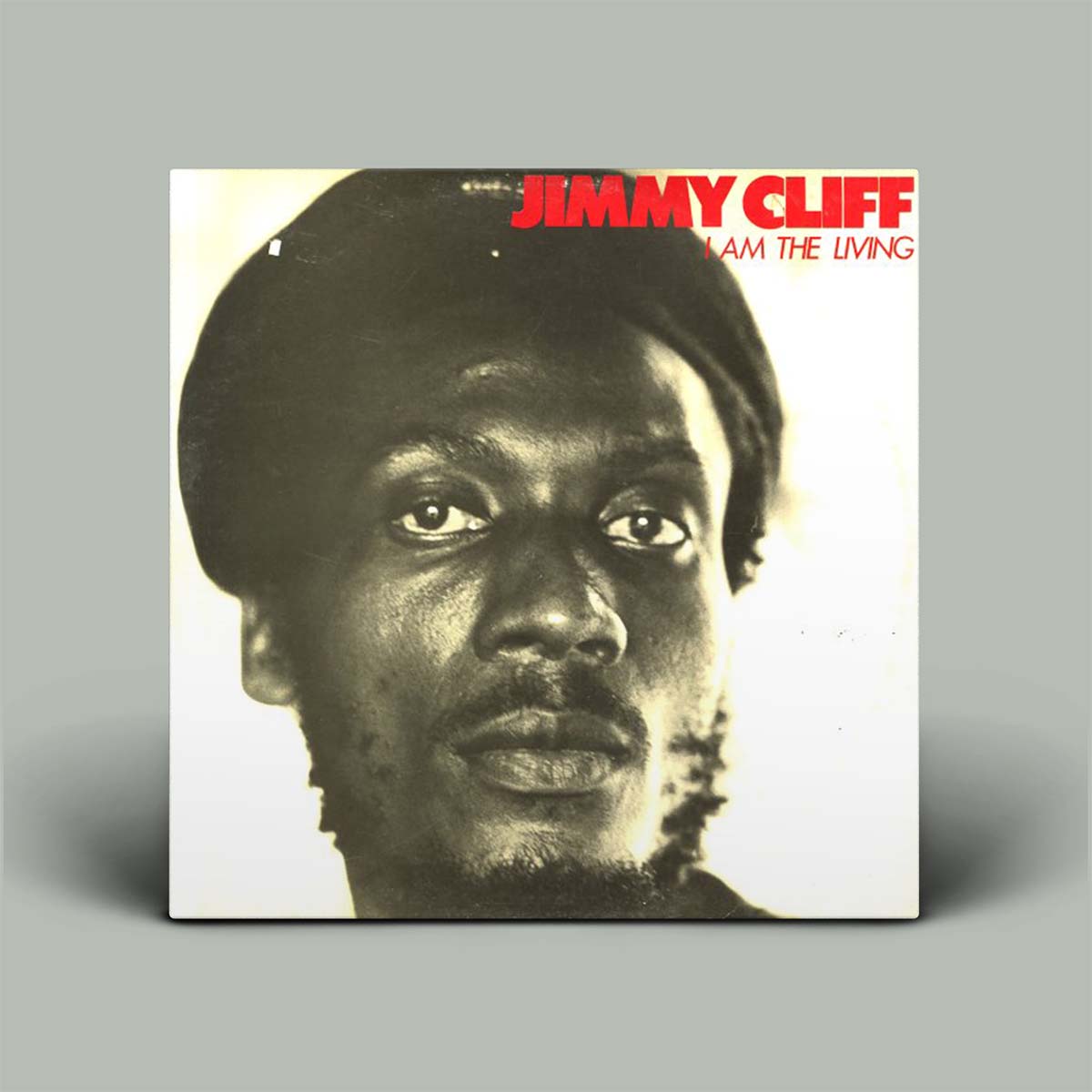 Album cover with a black and white portrait of a person and 'Jimmy Cliff' text in red.