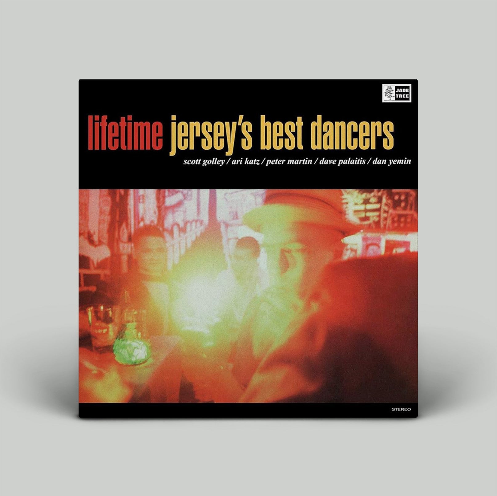 Album cover titled 'Lifetime Jersey's Best Dancers' with a red and orange color scheme.
