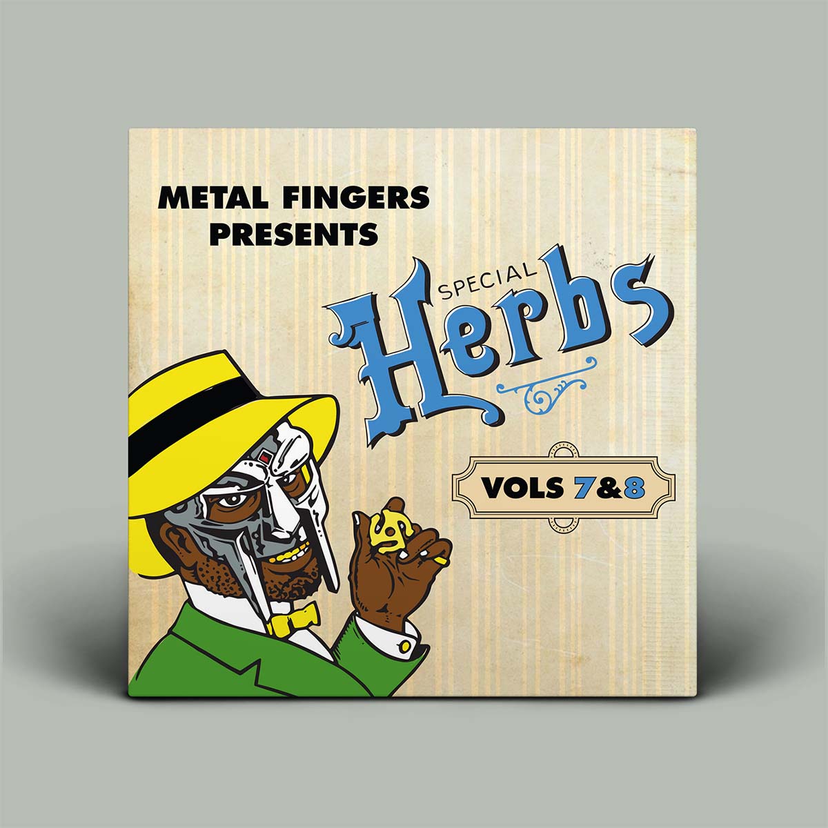Cover of 'Special Herbs Vols 7 & 8' by Metal Fingers on a gray background