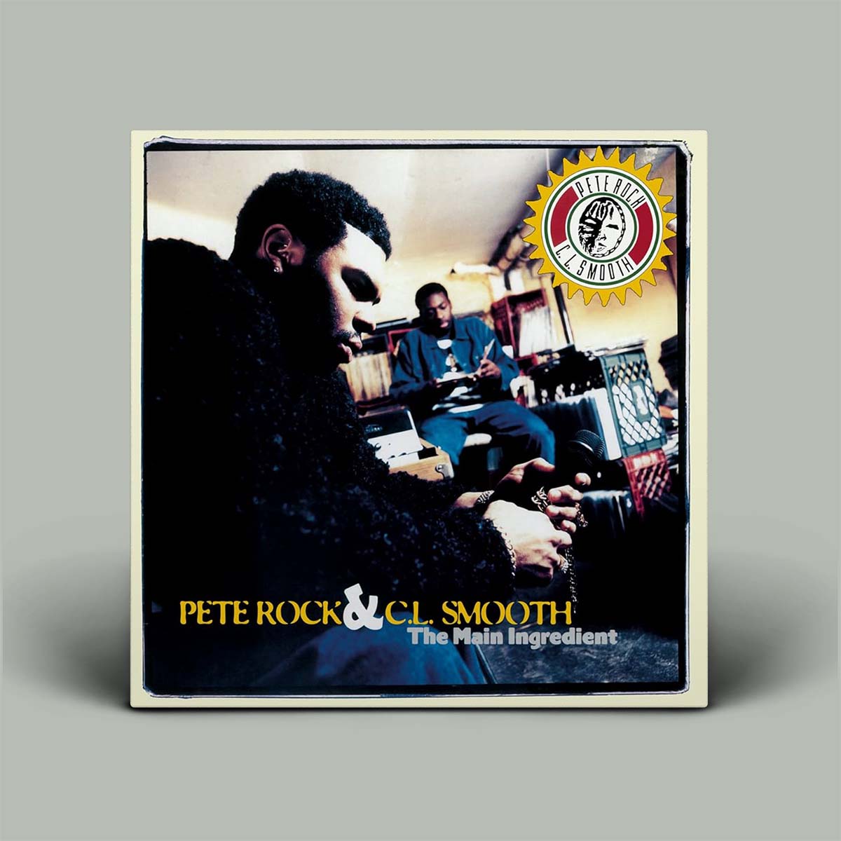 Album cover for 'The Main Ingredient' by Pete Rock & C.L. Smooth on a gray background