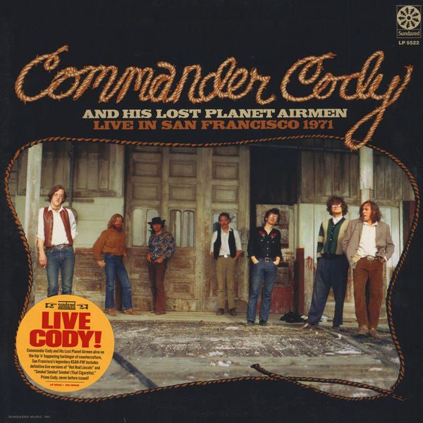 Commander Cody and His Lost Planet Airmen – Live In San Francisco 1971 | Vinyl LP