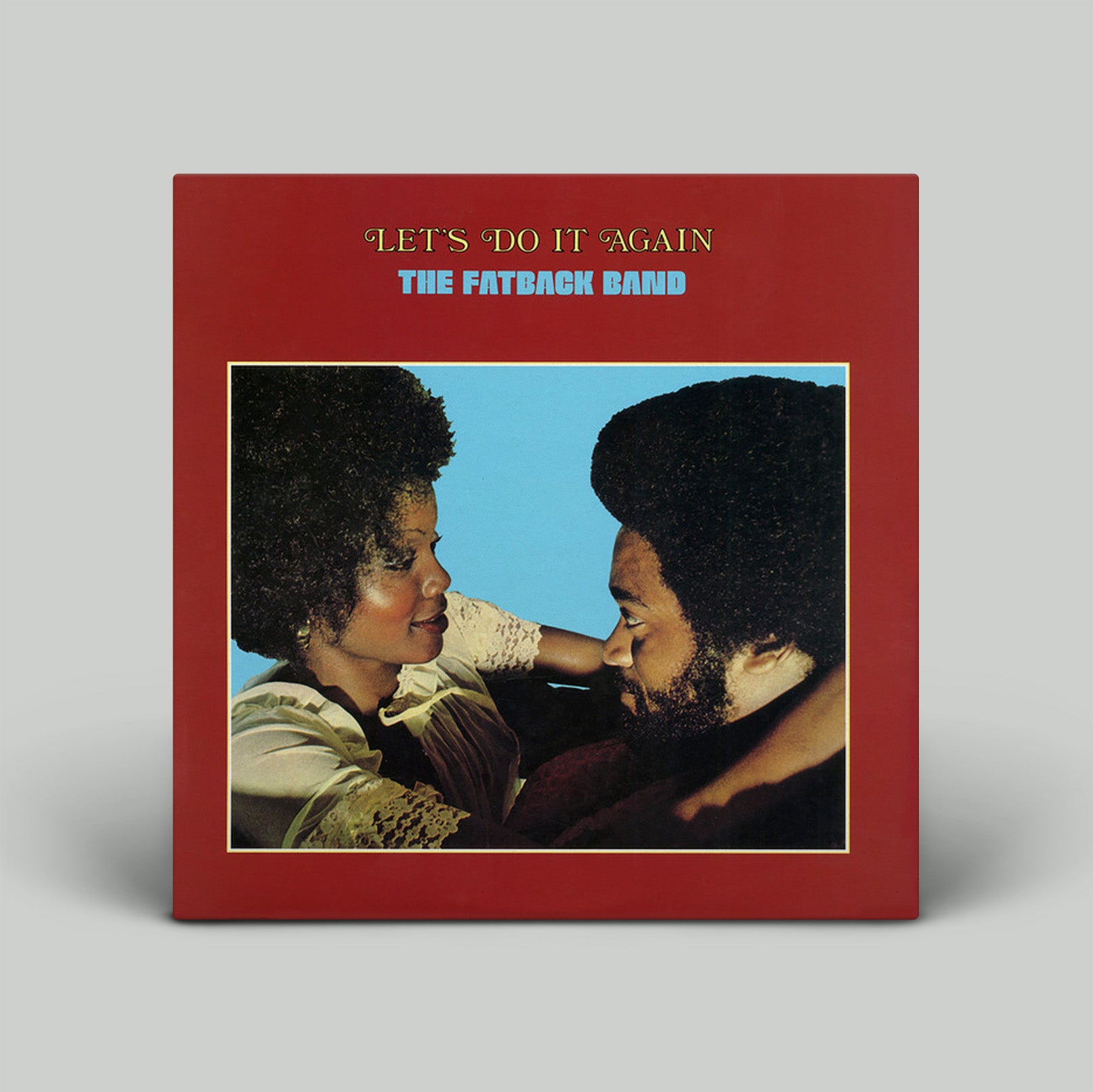 Album cover of 'Let's Do It Again' by The Fatback Band with a couple on a red background