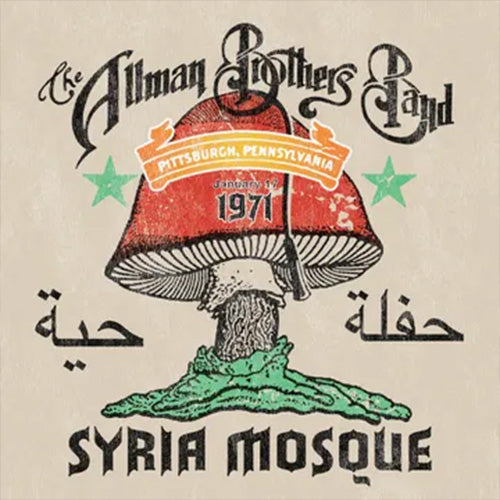 The Allman Brothers Band - Syria Mosque - Pittsburgh, PA 1-17-71 | Vinyl LP