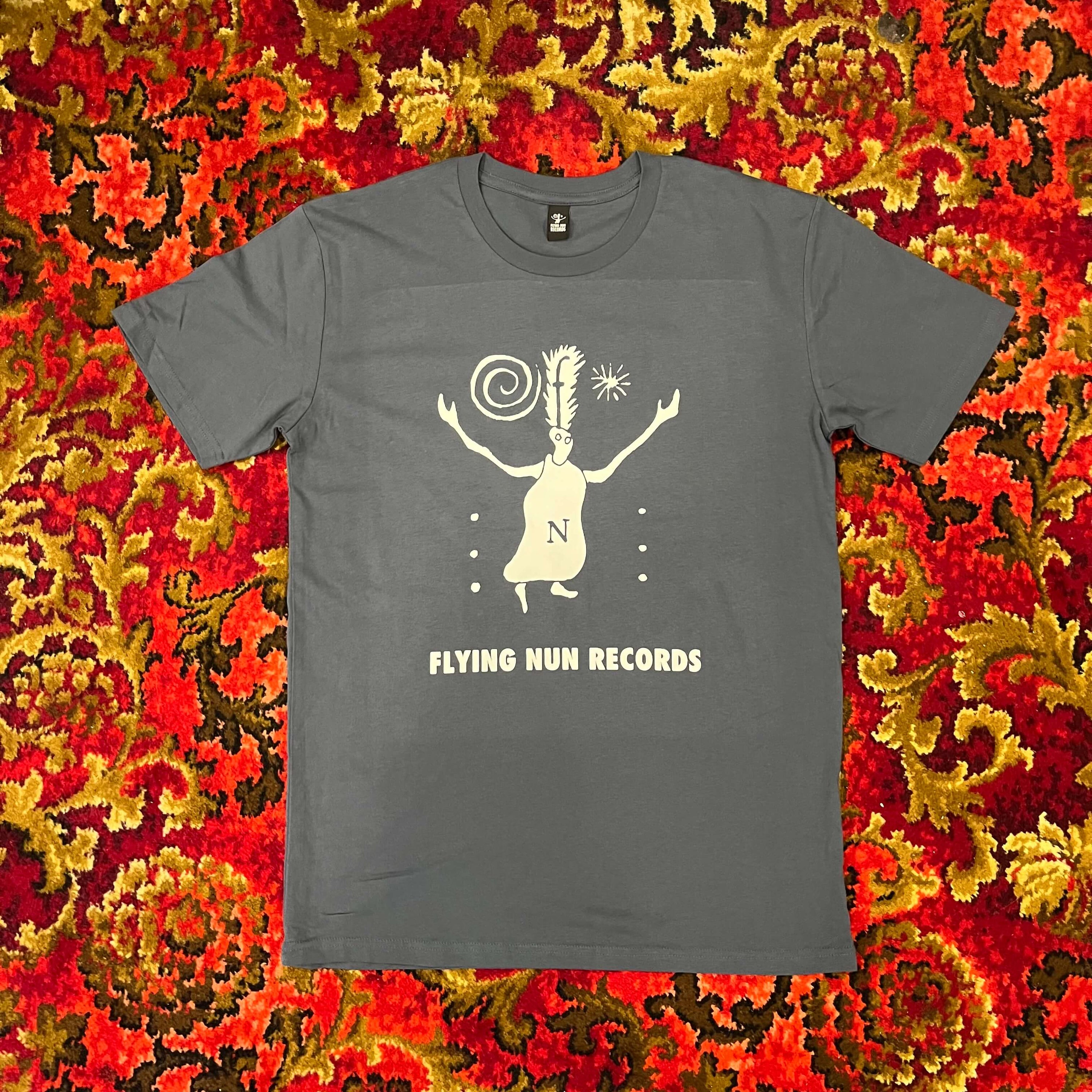 Fuzzy Flying Nun T-Shirt (Petrol Blue)