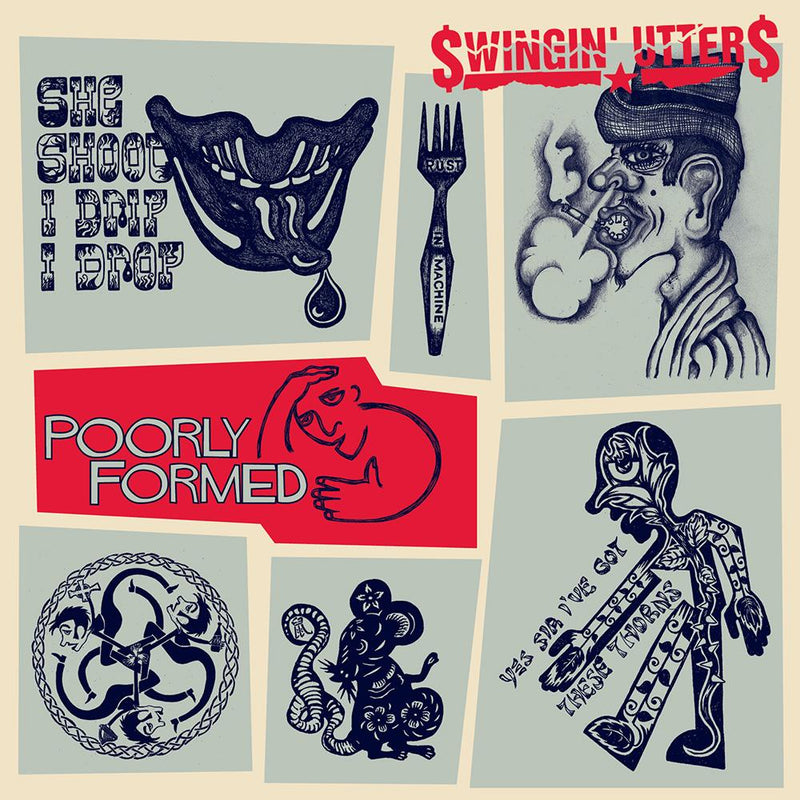 Swingin' Utters - Poorly Formed | Vinyl LP | Oh! Jean Records