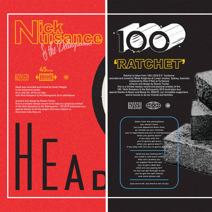 Nick Nuisance/100 - Head/Ratchet (7")